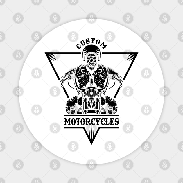 custome motorcycles Magnet by ARRIGO